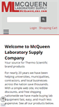 Mobile Screenshot of mcqueenlabs.com